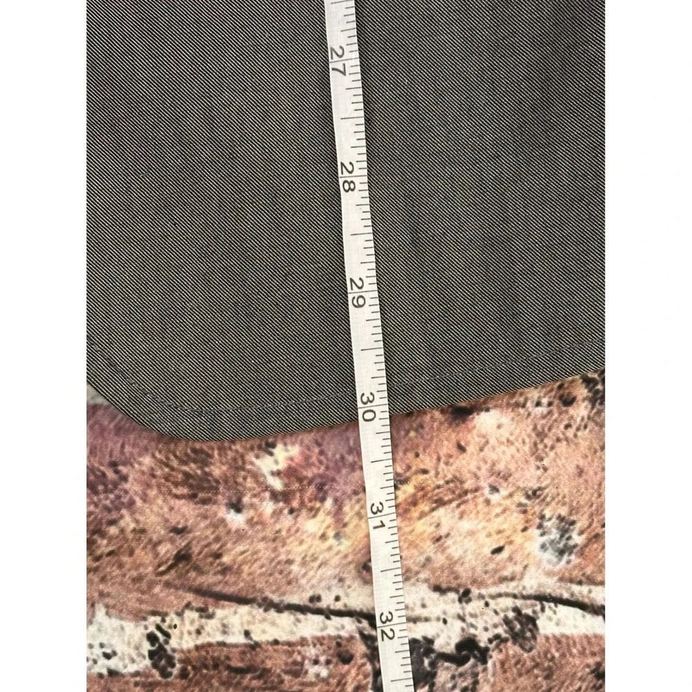 Banana Republic Men's 40R Modern Slim Fit Grey Cotton Blend 2 Button Blazer